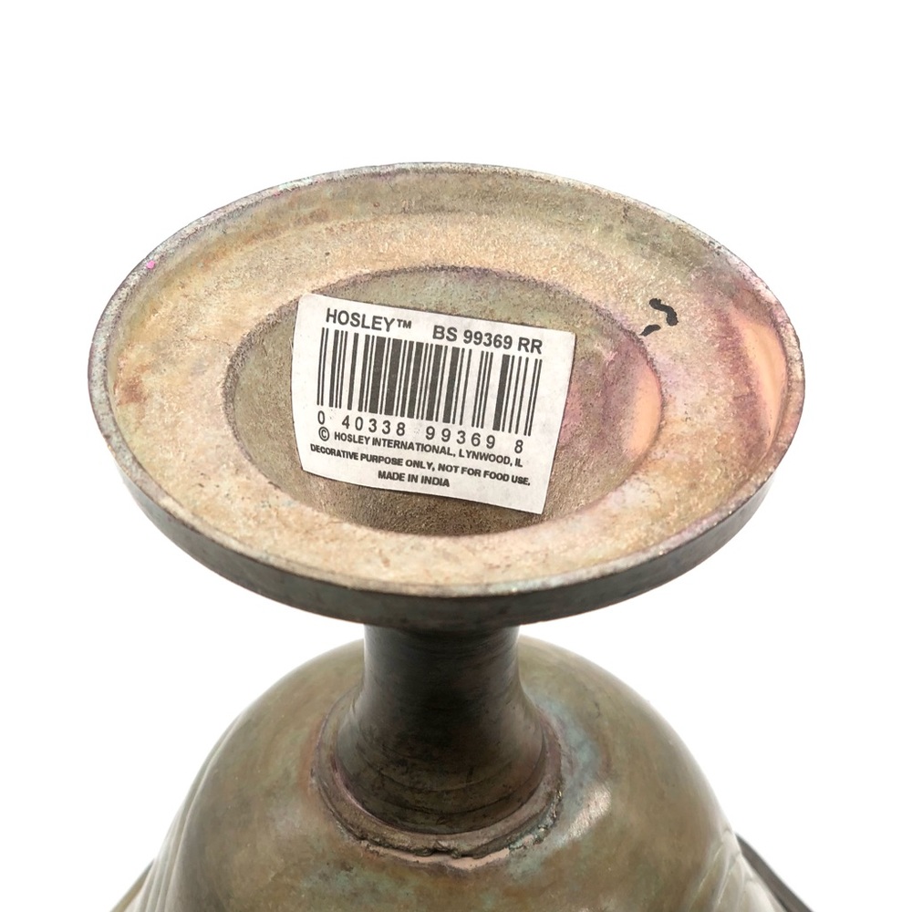 Holsey Vintage Style Metal Goblet, Chalice Shape Room Decoration, - Picture 2 of 5